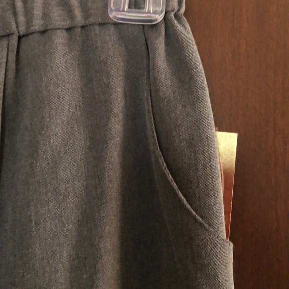 JM Collection Grey pull up trousers. - Picture 6 of 6